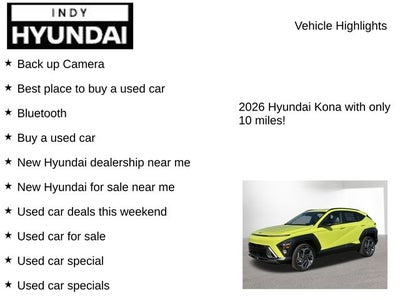 2026 Hyundai KONA SEL Premium