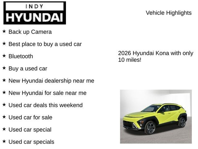 2026 Hyundai KONA SEL Premium