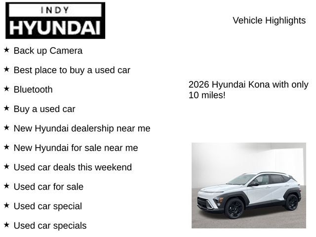 2026 Hyundai KONA SEL Sport