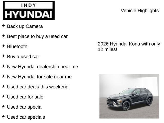 2026 Hyundai KONA SEL Sport