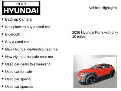 2026 Hyundai KONA SEL Sport