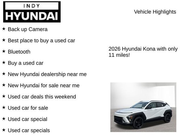 2026 Hyundai KONA SEL Sport