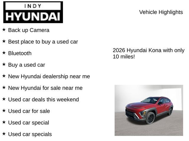 2026 Hyundai KONA SEL Sport
