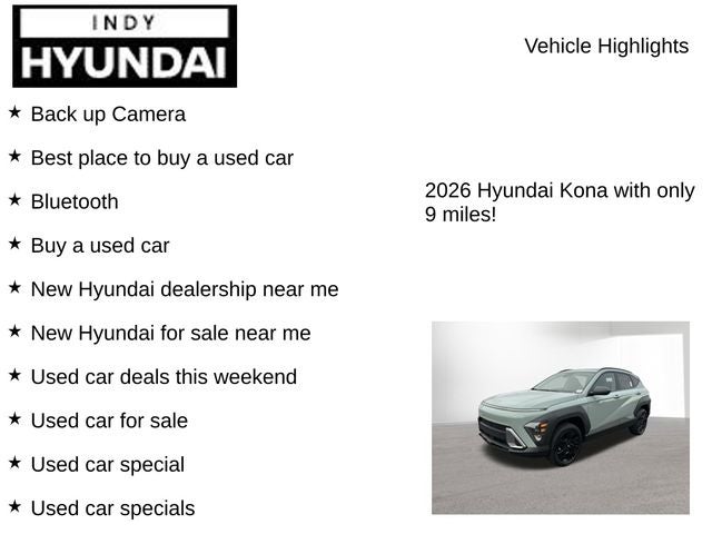 2026 Hyundai KONA SEL Sport