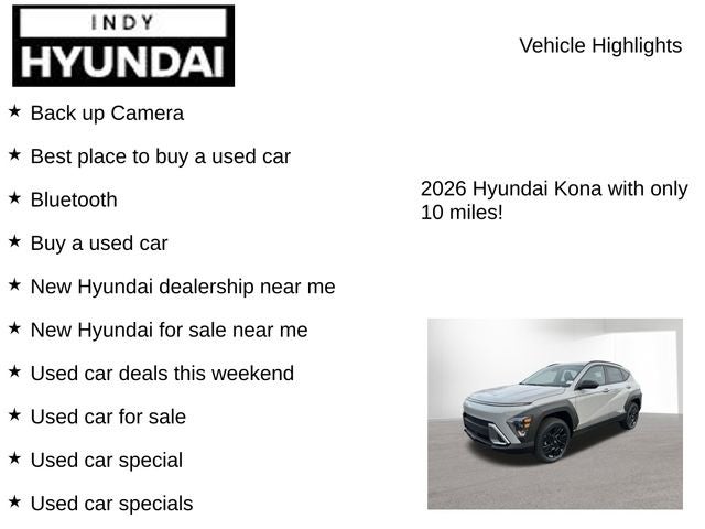 2026 Hyundai KONA SEL Sport