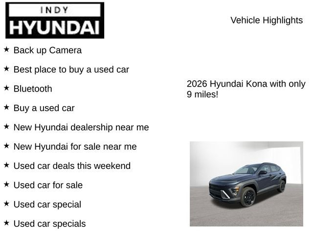 2026 Hyundai KONA SEL Sport