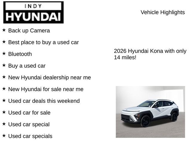 2026 Hyundai KONA SEL Sport