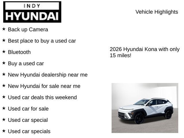 2026 Hyundai KONA SEL Sport