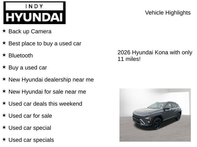 2026 Hyundai KONA SEL Sport