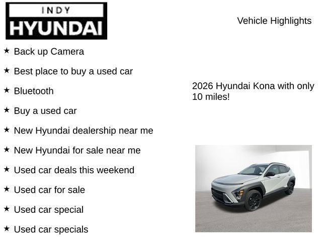 2026 Hyundai KONA SEL Sport