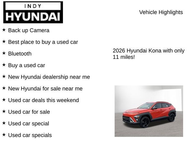 2026 Hyundai KONA SEL Sport