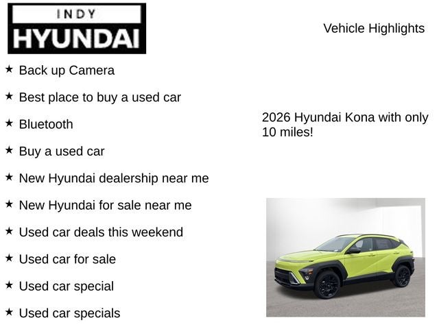 2026 Hyundai KONA SEL Sport