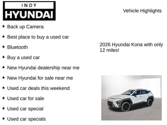 2026 Hyundai KONA SEL Sport