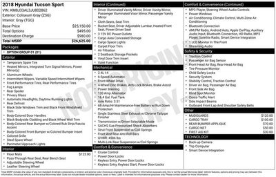 2018 Hyundai TUCSON Sport