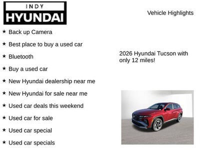 2026 Hyundai TUCSON HYBRID SEL Convenience