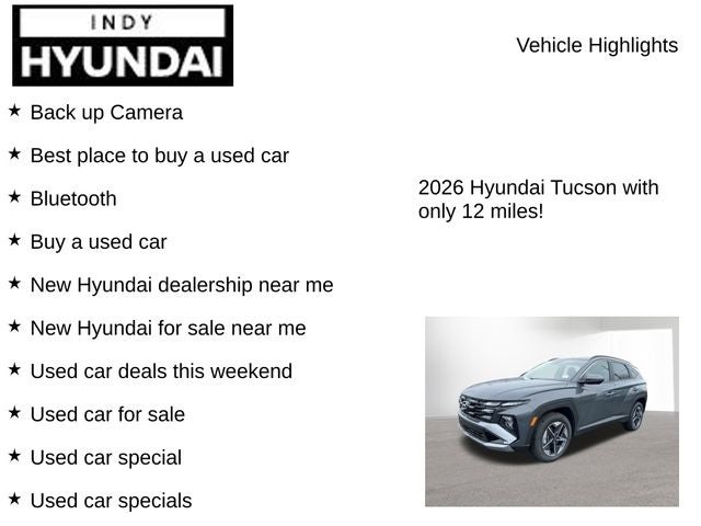 2026 Hyundai TUCSON HYBRID SEL Convenience