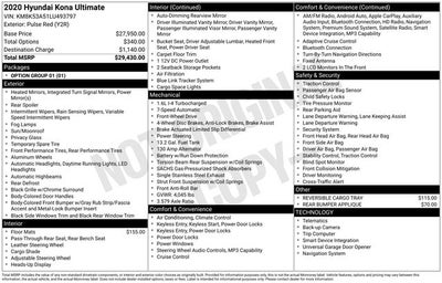 2020 Hyundai KONA Ultimate