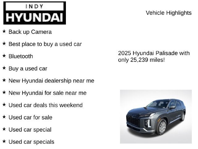 2025 Hyundai PALISADE SEL