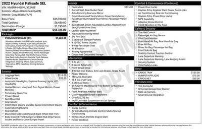 2022 Hyundai PALISADE SEL