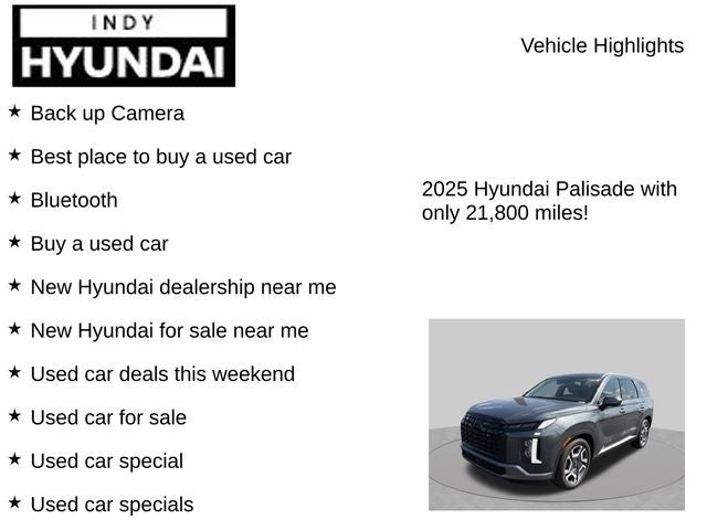 2025 Hyundai PALISADE SEL Premium 7 Passenger