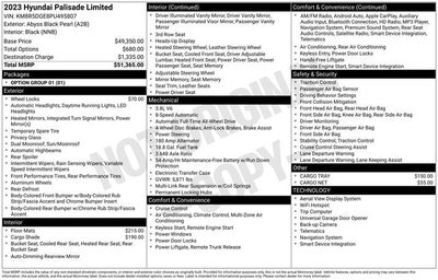 2023 Hyundai PALISADE Limited