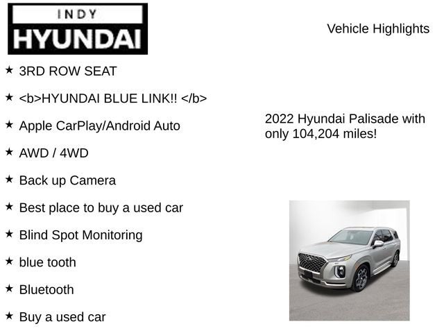 2022 Hyundai PALISADE Calligraphy