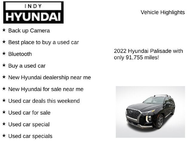 2022 Hyundai PALISADE Calligraphy