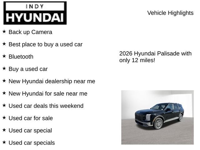 2026 Hyundai PALISADE SEL 7 Passenger