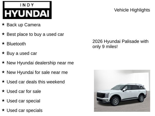 2026 Hyundai PALISADE SEL 7 Passenger