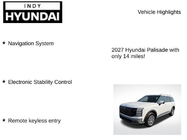 2027 Hyundai PALISADE HYBRID SEL 7 Passenger