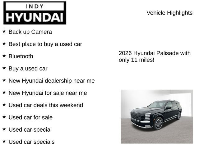 2026 Hyundai PALISADE Calligraphy