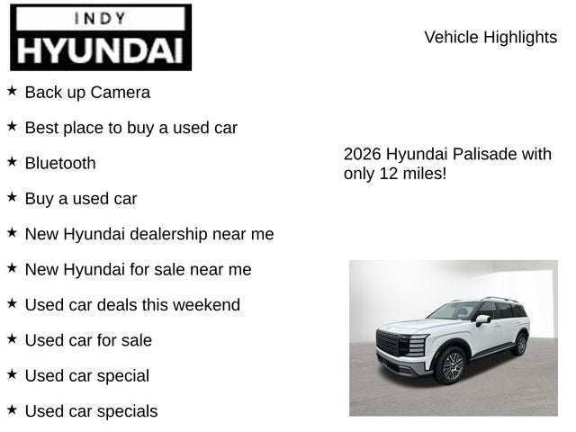 2026 Hyundai PALISADE SEL Premium 7 Passenger