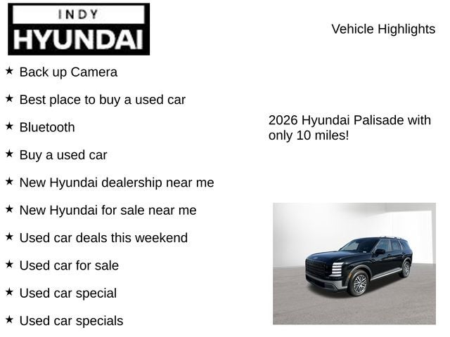 2026 Hyundai PALISADE SEL Premium 7 Passenger