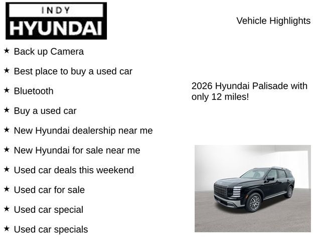 2026 Hyundai PALISADE SEL Premium 7 Passenger