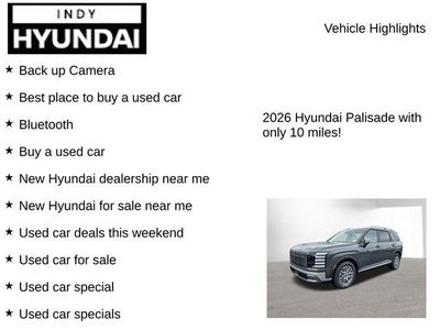 2026 Hyundai PALISADE SEL Premium 8 Passenger