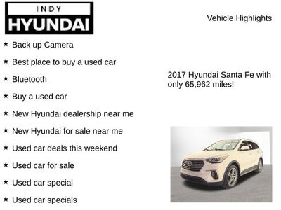 2017 Hyundai SANTA FE Limited Ultimate