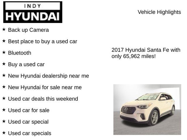 2017 Hyundai SANTA FE Limited Ultimate