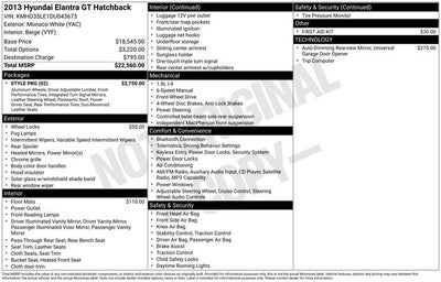 2013 Hyundai ELANTRA GT Base