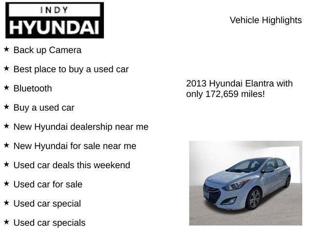 2013 Hyundai ELANTRA GT Base