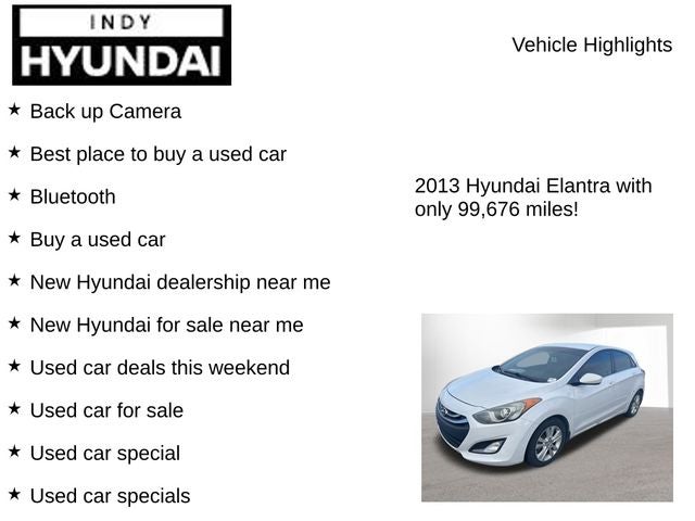 2013 Hyundai ELANTRA GT Base