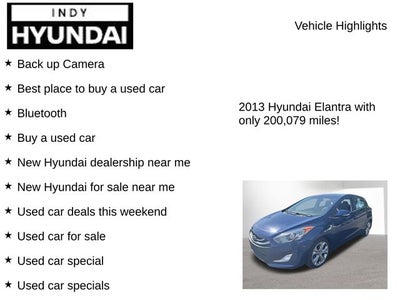 2013 Hyundai ELANTRA GT Base