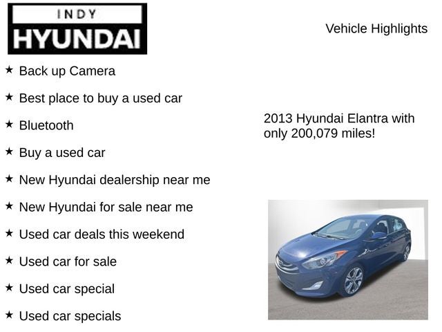 2013 Hyundai ELANTRA GT Base