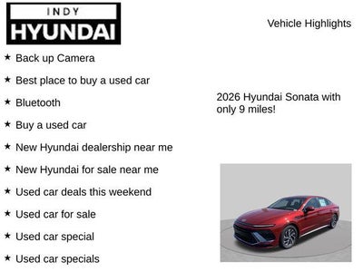 2026 Hyundai SONATA HYBRID Blue