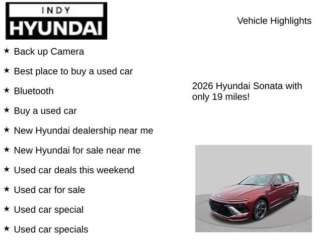 2026 Hyundai SONATA SEL Sport