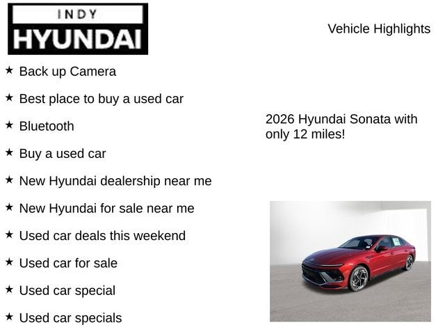 2026 Hyundai SONATA SEL Sport