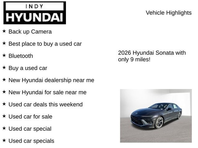 2026 Hyundai SONATA SEL Sport