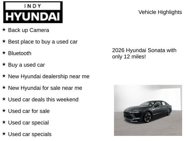 2026 Hyundai SONATA SEL Sport