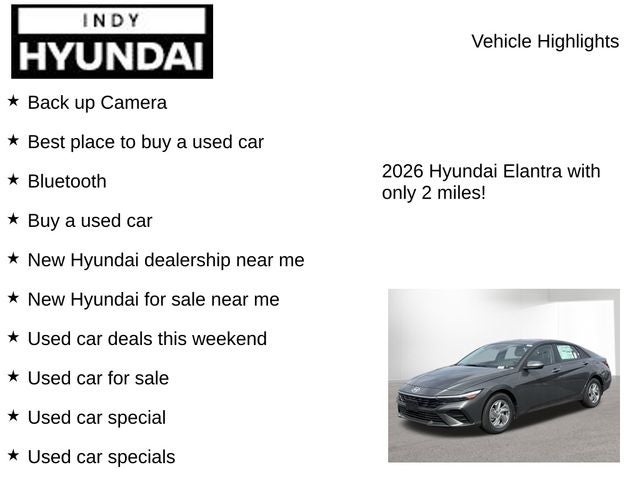 2026 Hyundai ELANTRA SE