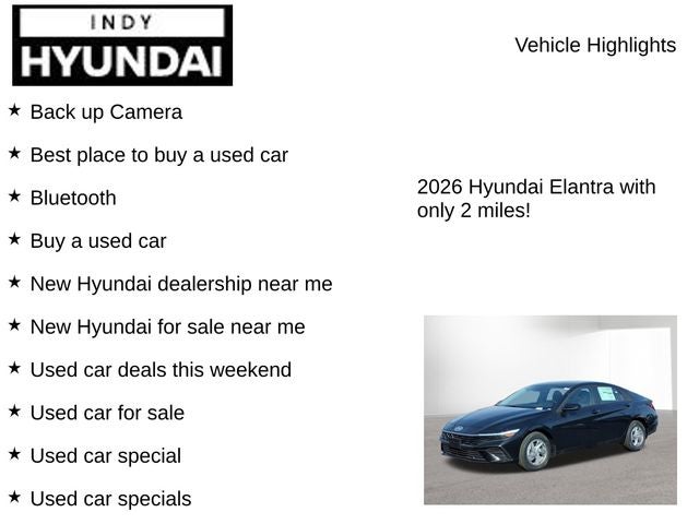 2026 Hyundai ELANTRA SE