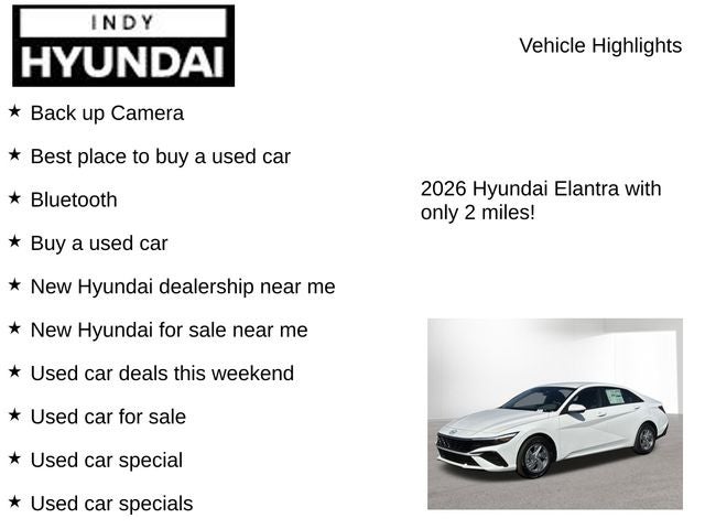 2026 Hyundai ELANTRA SE